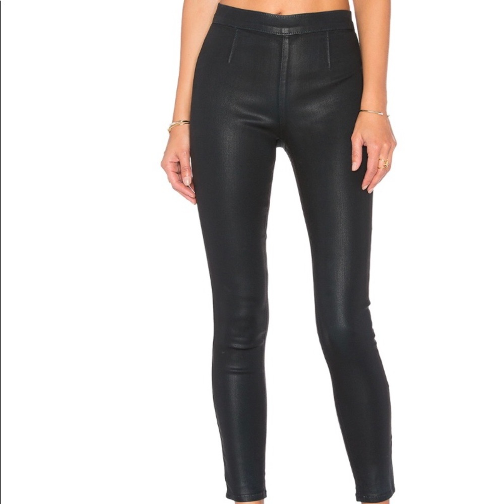 Lovers + Friends Jesse Coated Skinny Leggings
